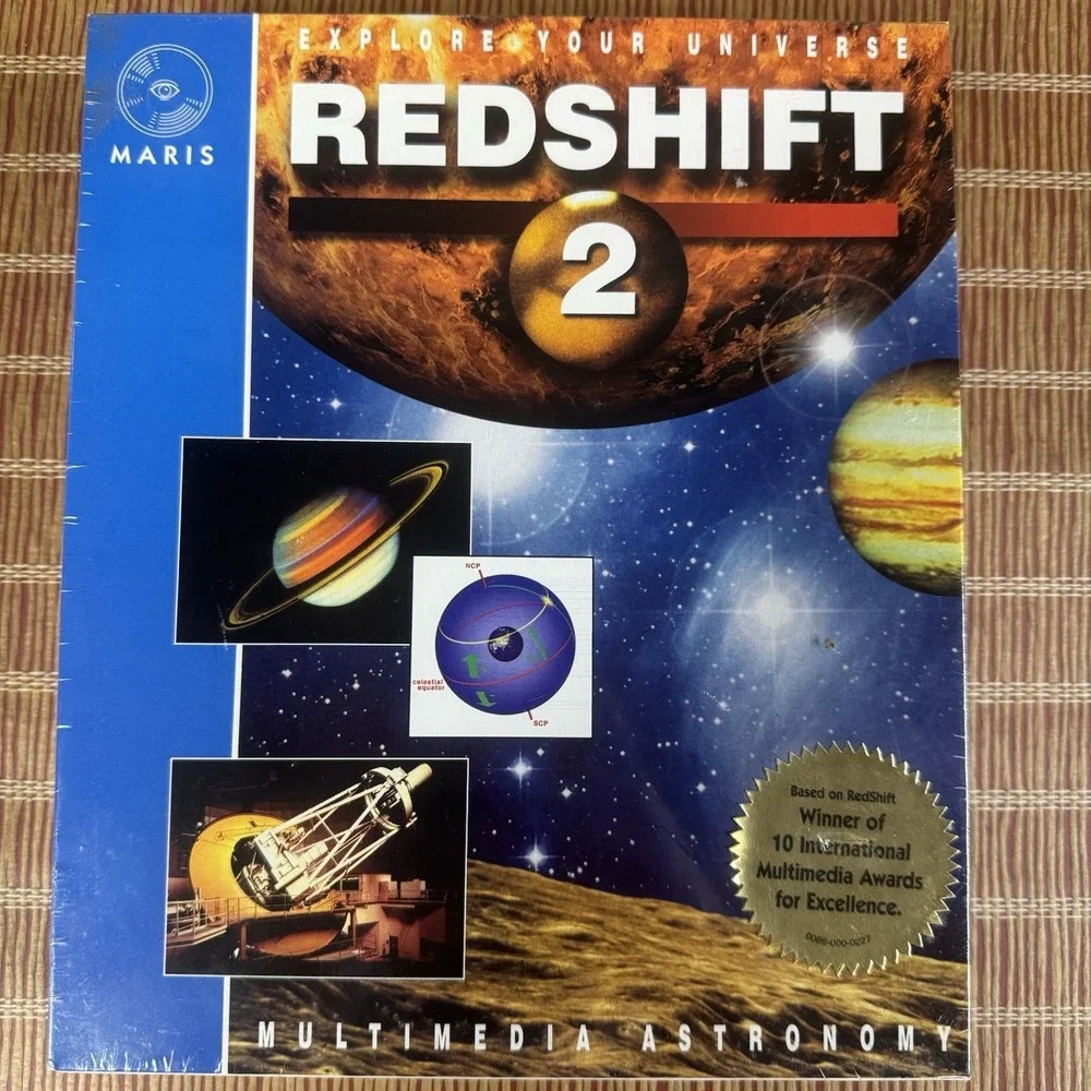 Redshift 2 Explore Your Universe Multimedia Astronomy CD-ROM PC & Mac - SEALED!!